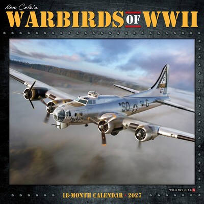 2027 Willow Creek Warbirds of WWII 12 x 12 Monthly Wall Calendar, Assorted Colors (62821)