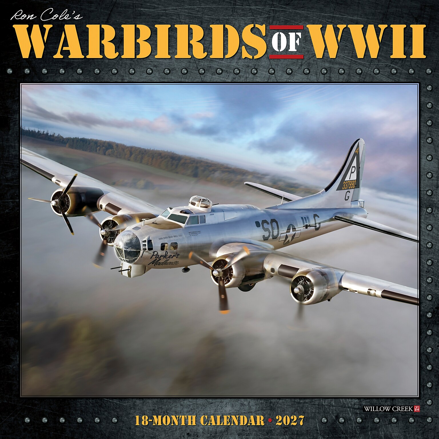 2027 Willow Creek Warbirds of WWII 12 x 12 Monthly Wall Calendar, Assorted Colors (62821)