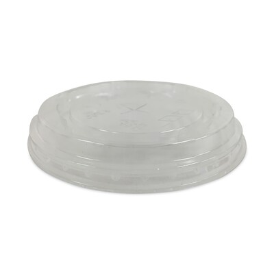SupplyCaddy Plastic Cold Cup Lids, Fits 12-20 oz. Cups, Clear, 1,000/Carton (SYD00320C)
