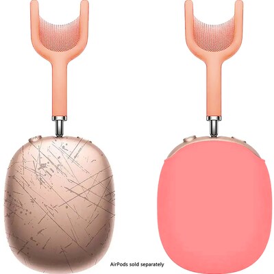 SaharaCase Liquid Silicone Cover Case for AirPods Max, Orange (HP00182)