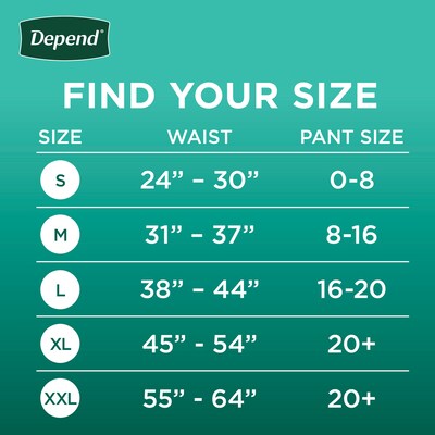 Depend Fresh Protection Adult Incontinence Underwear for Women, Disposable, Large, Blush, 72 Count (