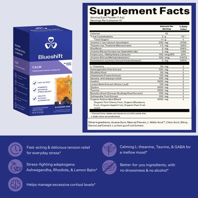Blueshift Variety Pack Powder Drink Mix, 10 Packets/Box, 4/Box (600-04169)