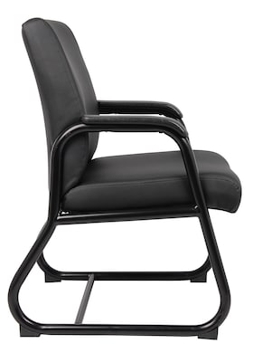 Boss Office Products Padded Guest Chair, Black (B709)