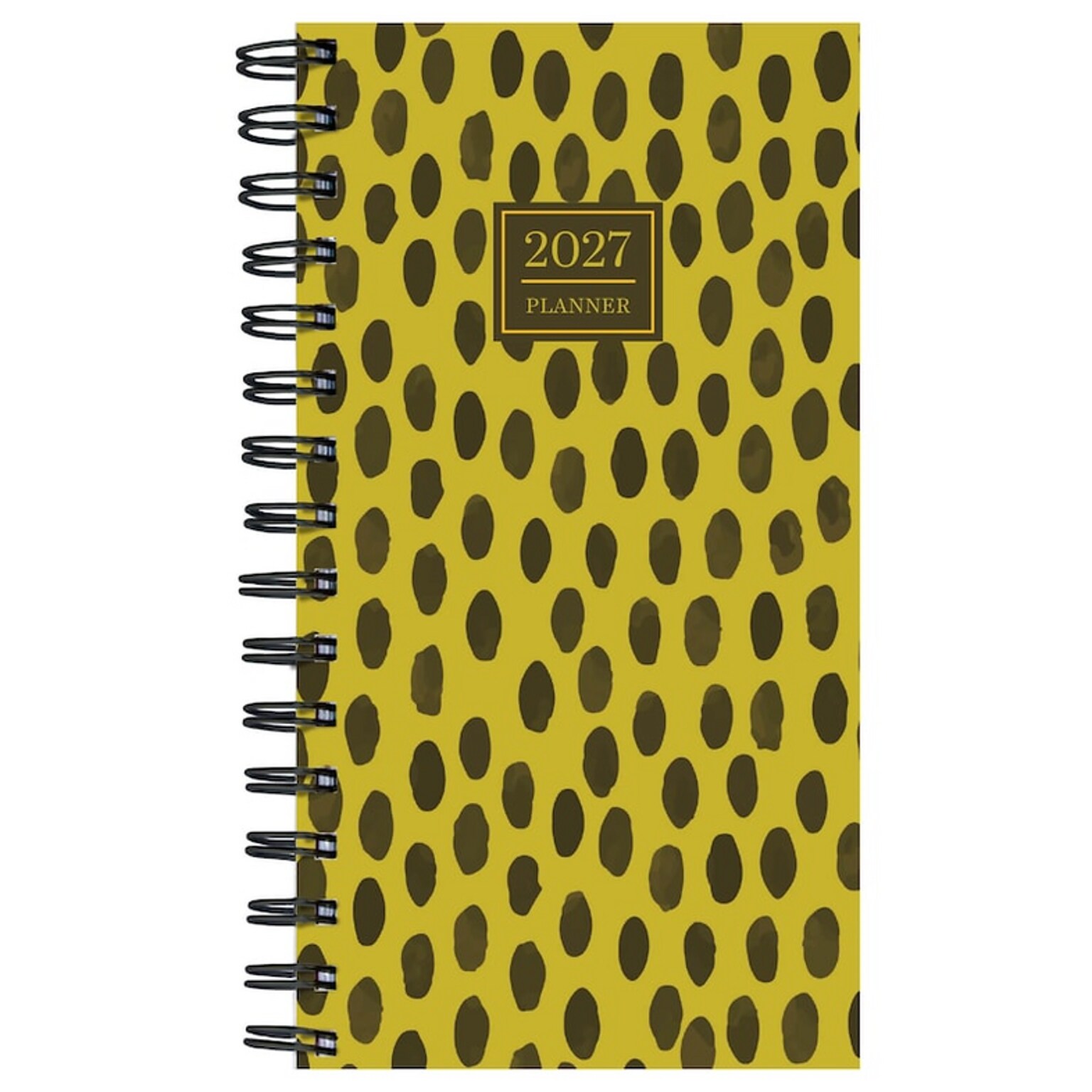 2027 TF Publishing Spots of Dots 3.5 x 6.5  Weekly & Monthly Standard Planner, Paperboard Cover, Multicolored (27-7506)