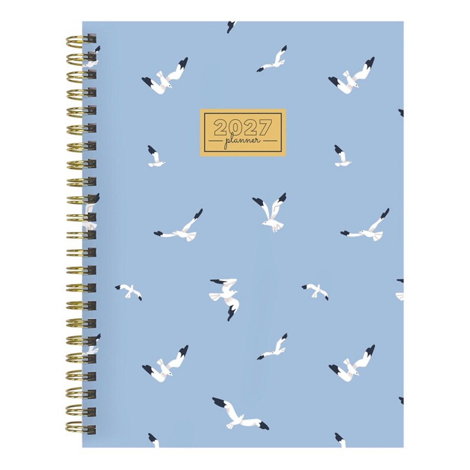 2027 TF Publishing Seagulls 6.5 x 8  Weekly & Monthly Standard Planner, Paperboard Cover, Multicolored (27-9216)