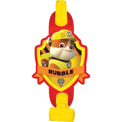 Party City PAW Patrol Blowouts, Assorted Colors, 8/Pack (AM331462-NS)