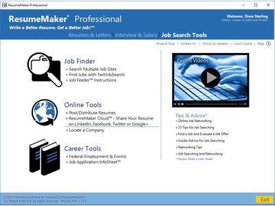 Individual Software ResumeMaker Professional Deluxe 20 for 1 User, Windows, Download (IND945800V059)