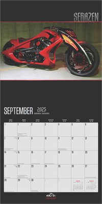 2025 BrownTrout Orange County Choppers 12" x 12" Monthly Wall Calendar (9781975480035)