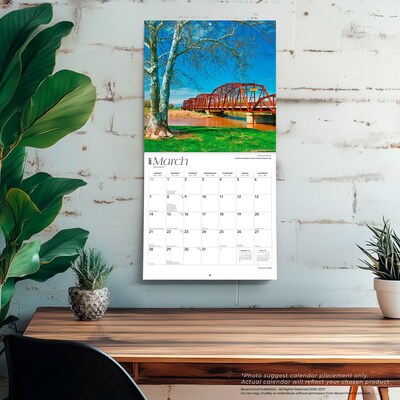 2027 BrownTrout Oklahoma Places 12" x 12" Monthly Wall Calendar (9798330714513)