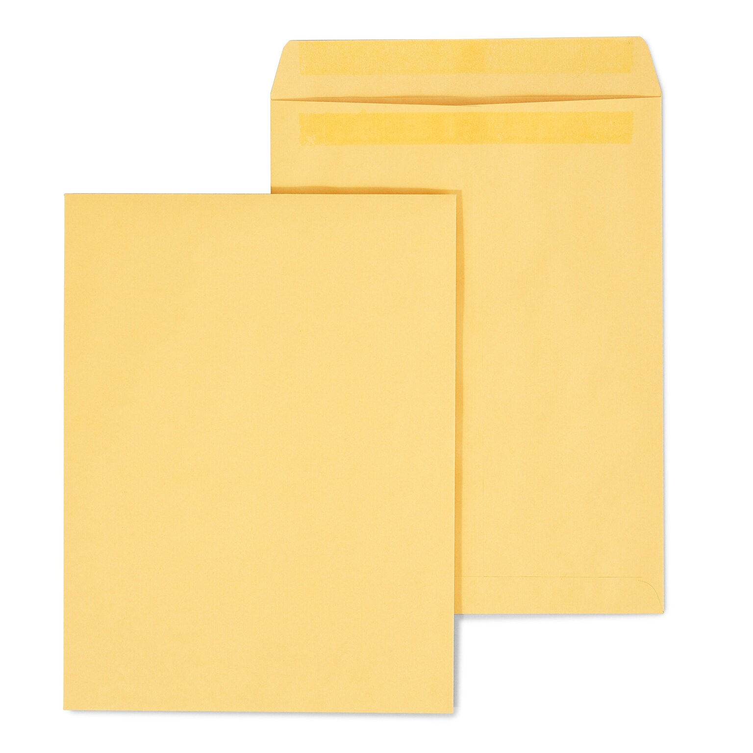 Staples Self Seal Kraft Catalog Envelopes, 9.5L x 12.5H, Brown, 100/Box (SPL381962)