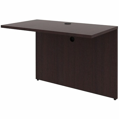 Lorell 29.5"H x 41.4"W Desk Bridge, Espresso (LLR18246)