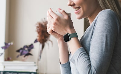 LAX Lace Silicone Band for Apple Watch, Inverness Green