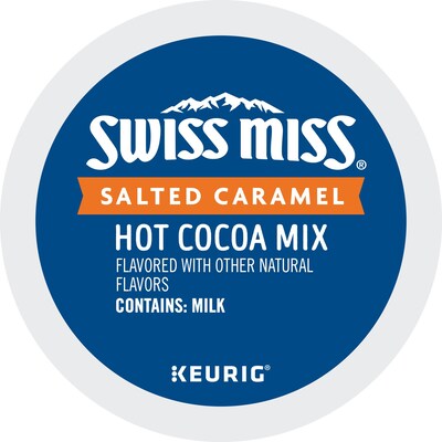 Swiss Miss Salted Caramel Hot Cocoa Mix, Keurig® K-Cup® Pods, 88/Carton (5000369264CT)