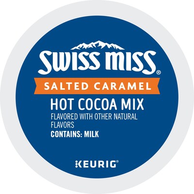 Swiss Miss Salted Caramel Hot Cocoa Mix, Keurig K-Cup Pod, 88/Carton (5000369264CT)