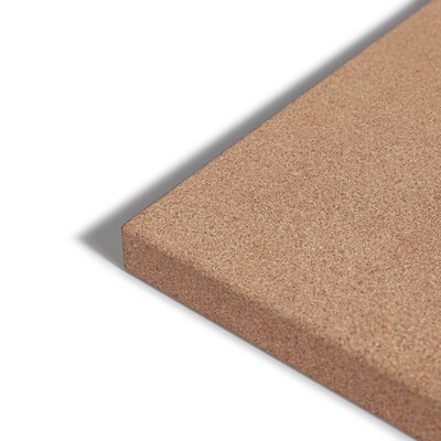 U Brands Cork Bulletin Board, Frameless, 2' x 2' (2874U00-01)