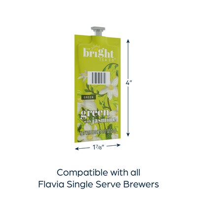The Bright Tea Co. Green Tea, Flavia Freshpacks, 100/Carton (MDRB503)