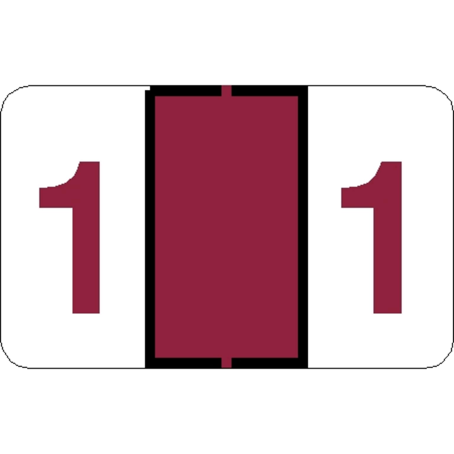 Medical Arts Press Jeter Compatible 5100 Series Numeric Roll Labels, 1