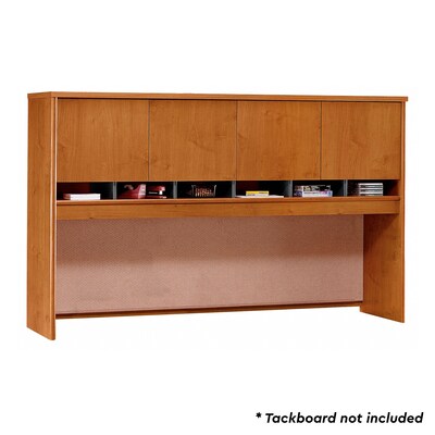 Bush Business Furniture Westfield 72"W Desktop Hutch, Natural Cherry (WC72477K)