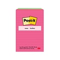 Post-it Notes, 4 x 6, Poptimistic Collection, Lined, 100 Sheet/Pad, 3 Pads/Pack (6603AN)