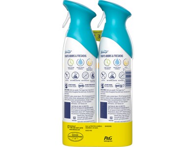 Febreze Air Freshener Aerosol, Refresh & Energize Scent, 8.8 fl. oz., 2/Pack (10192)