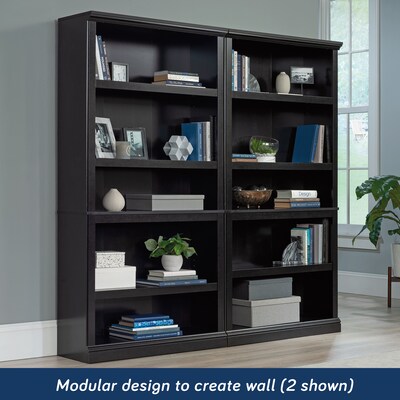 Sauder Select 70H 5-Shelf Bookcase, Estate Black (414235)