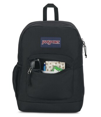 Jansport Cross Town Plus Laptop Backpack, Medium, Black (JS0A7ZNZ008)