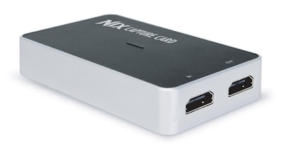 Plugable Performance NIX USB 3.0/USB-C HDMI Video Capture Card, Black/White (USBC-CAP60)