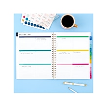 2024-2025 AT-A-GLANCE Simplified by Emily Ley Gingham 8.5 x 11 Academic Weekly & Monthly Planner,