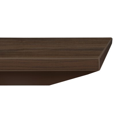 Array 120" Conference Table with Power Data Grommet, New Walnut/White (ACT12048NWWH)