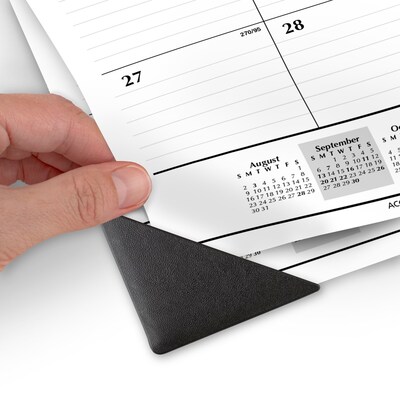 2026-2027 AT-A-GLANCE 21.75" x 17" Academic Monthly Desk Pad Calendar, White/Blue (SKLPAY-32-27)