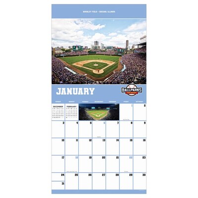 2027 TF Publishing Ballparks 11 x 12 Monthly Wall Calendar, Multicolored (27-1051)