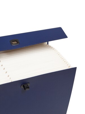 Smead Recycled File Pocket, 5" Expansion, Legal Size, Blue (70806)