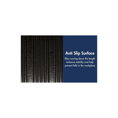 NoTrax Airug Anti-Fatigue Commercial Specialty Floor Mat, 36" x 24", Black/Yellow (410S0523BY)