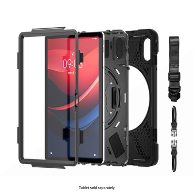 SaharaCase Raider-X Series Heavy Duty Case for Lenovo Tab M11, Scorpion Black (TB00455)