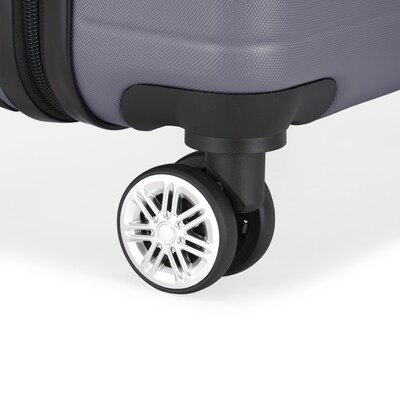Bond Street Panoramic Hardside Spinner Luggage Set (HLG7503BS-DGREY)