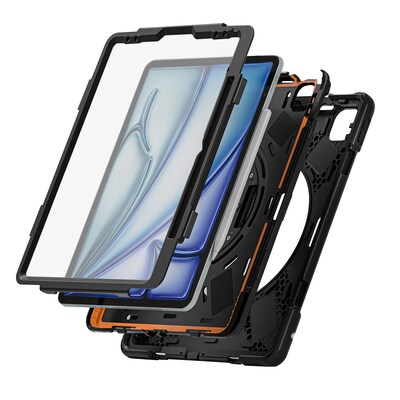 SaharaCase Raider-X Series Heavy Duty Case for iPad Air 13" (M3/M2), Scorpion Black (TB00416)