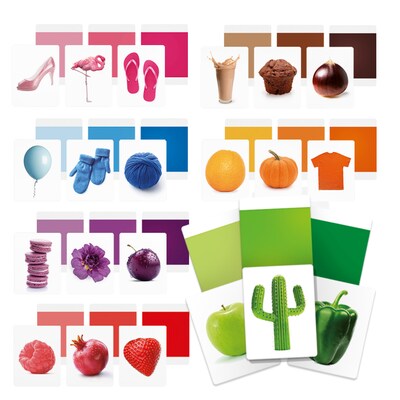 Headu Colors Flash Cards Montessori, 36/Set (HDUMU27859)