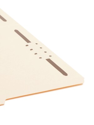Smead Card Stock Classification Folders, Reinforced 2/5-Cut Tab, Letter Size, Manila, 50/Box (14580)