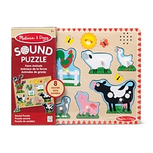 Melissa & Doug Farm Animals Sound Puzzle