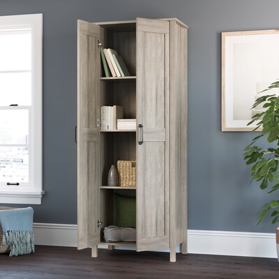 Sauder Select 72"H Storage Cabinet with 3 Shelves, Spring Maple (427257)