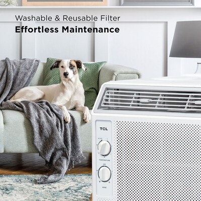 TCL 115-Volt 5,000 BTU Window Air Conditioner, White (H5W33M)