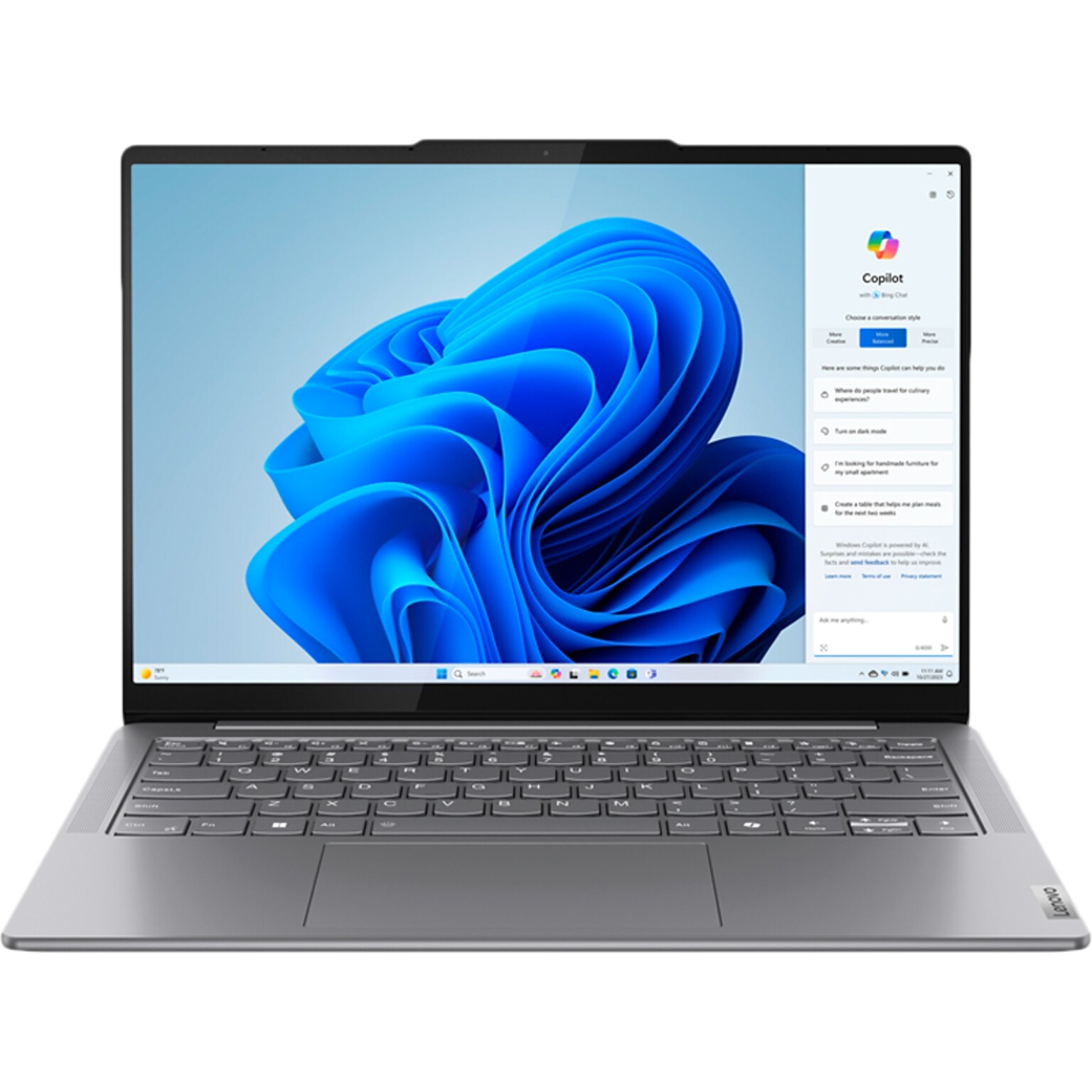Lenovo Slim 7 14 FHD Touch-Screen AI Laptop, Core Ultra 7 EVO, 16GB RAM, 512GB SSD, 10 Hours Battery, Windows 11 (83D80000US)
