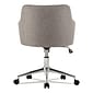 Alera® Captain Series Fixed Arm Fabric Computer and Desk Chair, Gray Tweed (ALECS4251)