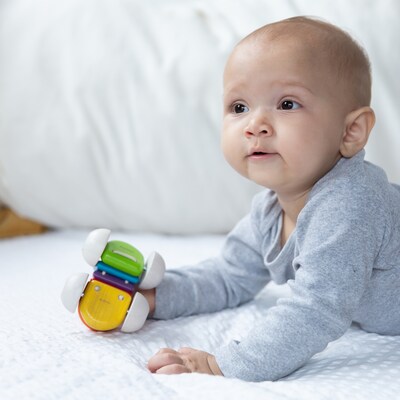 Plan Toys Wooden Baby Car Push Toy, Multicolored (PTS5229)