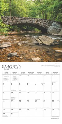 2025 BrownTrout Washington D.C. 12" x 12" Monthly Wall Calendar (9781975475888)