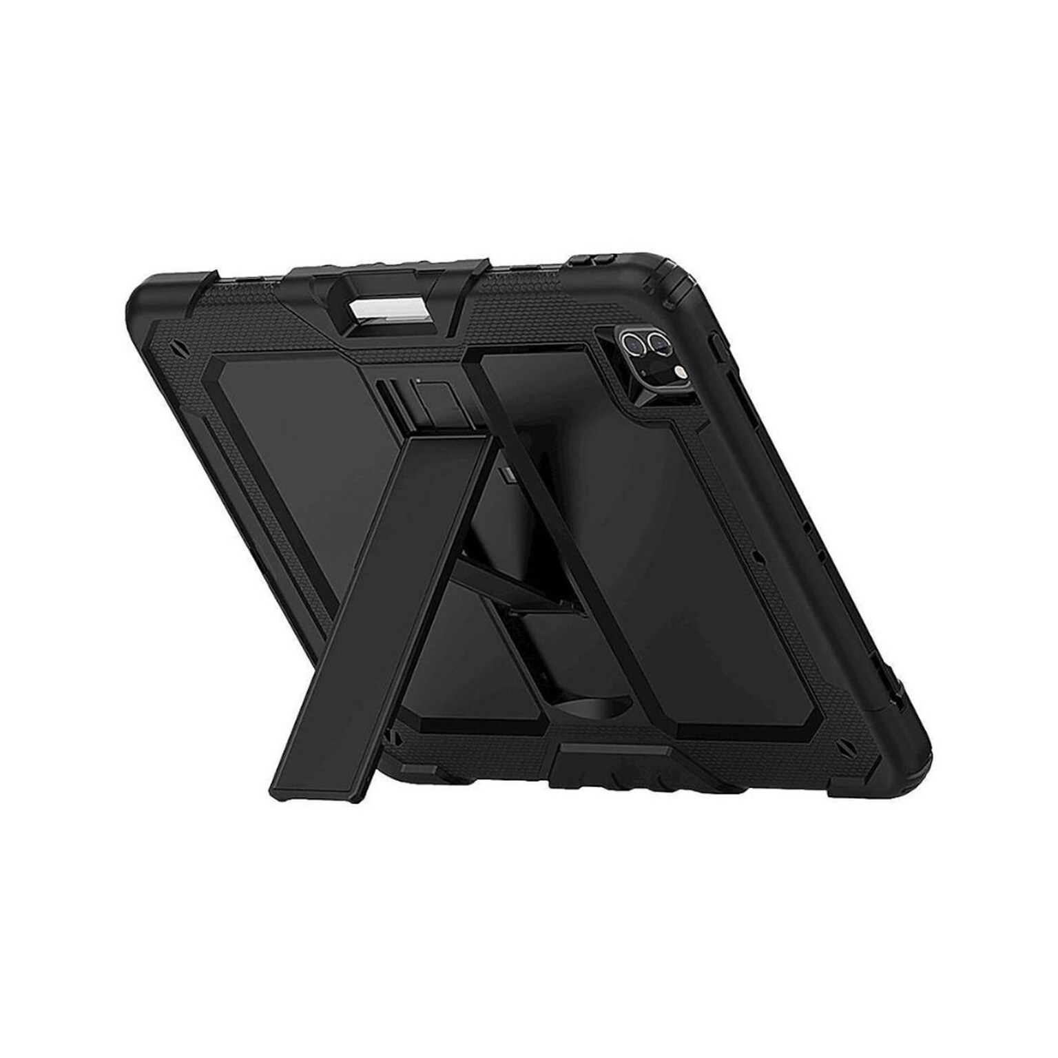 SaharaCase Defense Series Case for Apple iPad Pro 12.9 (4th, 5th, and 6th Gen 2020-2022), Black (TB00037)