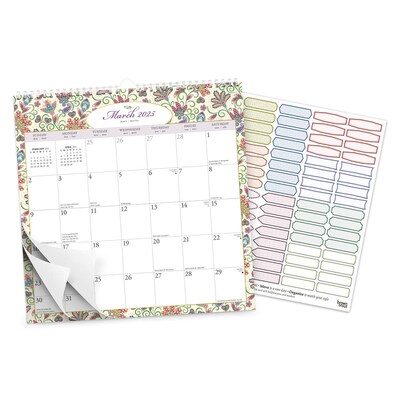 2025 BrownTrout Tuscan Delight 12 x 12 Monthly  Wire-O Wall Calendar (9781975478513)