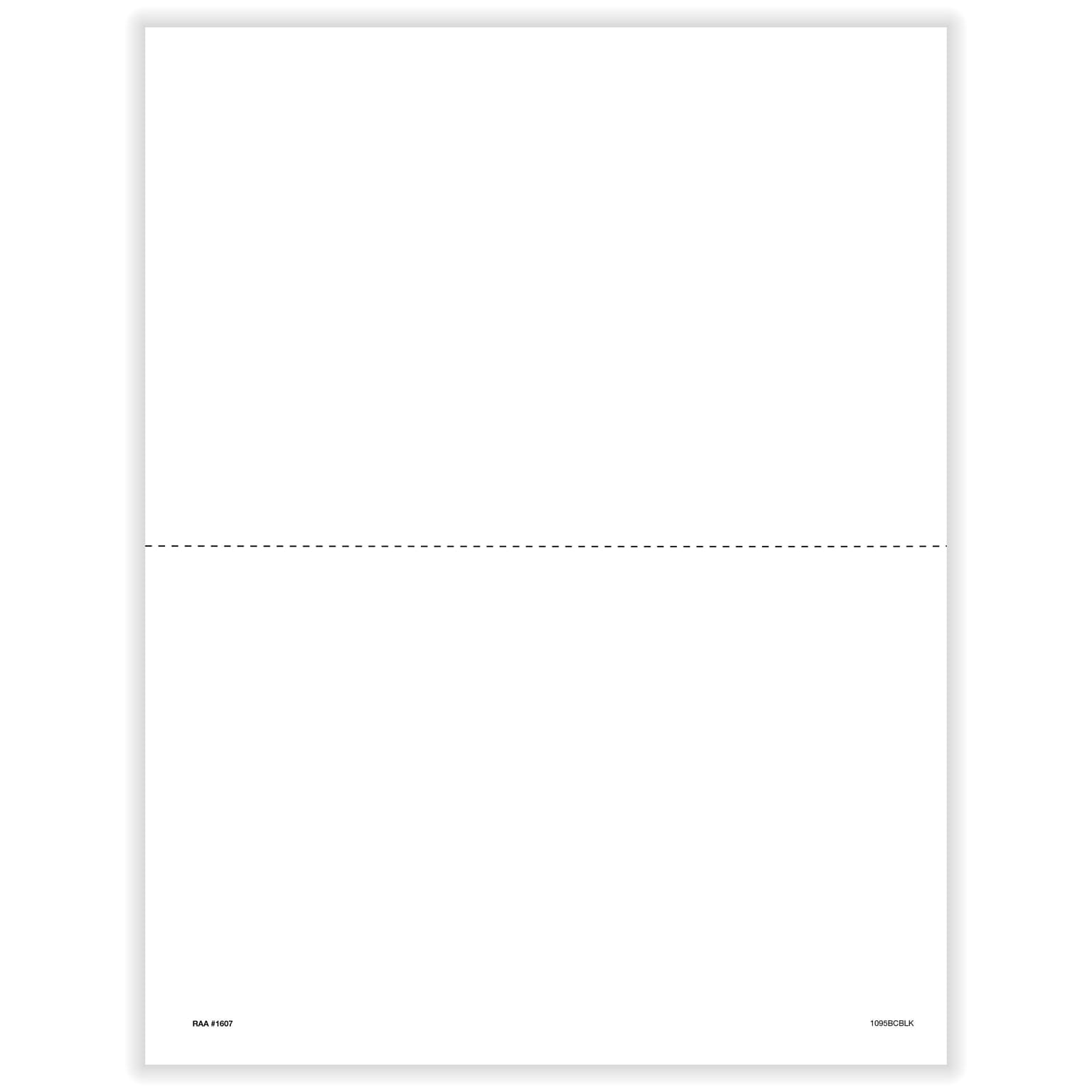 ComplyRight 2024 1095-B Tax Form, 1-Part, 2-Up, 500/Pack (1095BCBLK500)