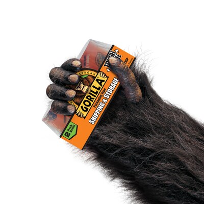 Gorilla Heavy Duty Tough & Wide Packaging Tape Refill, 2.88" x 30 yd., Clear, 2 Rolls/Pack (6030402)
