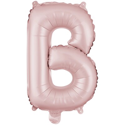 Party City (Air-Filled) 16 B Foil Balloon, Dusty Rose (AM 1 100069-92)